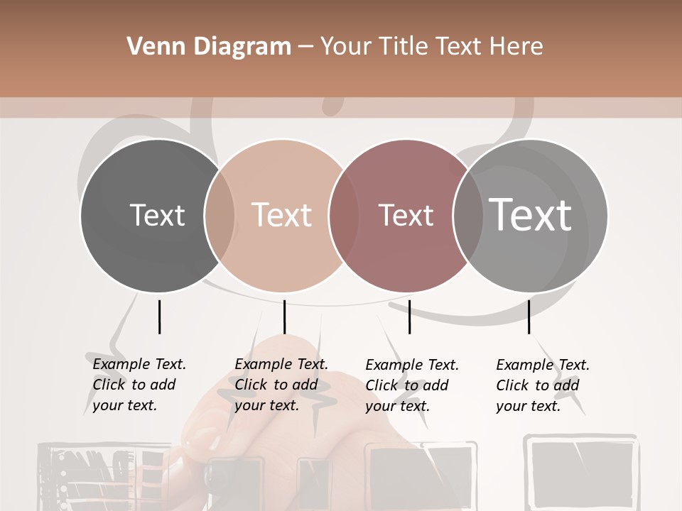 Trekking Landscape Achievement PowerPoint Template