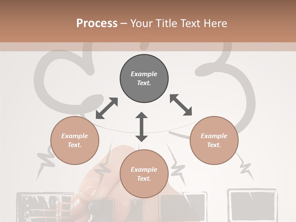 Trekking Landscape Achievement PowerPoint Template