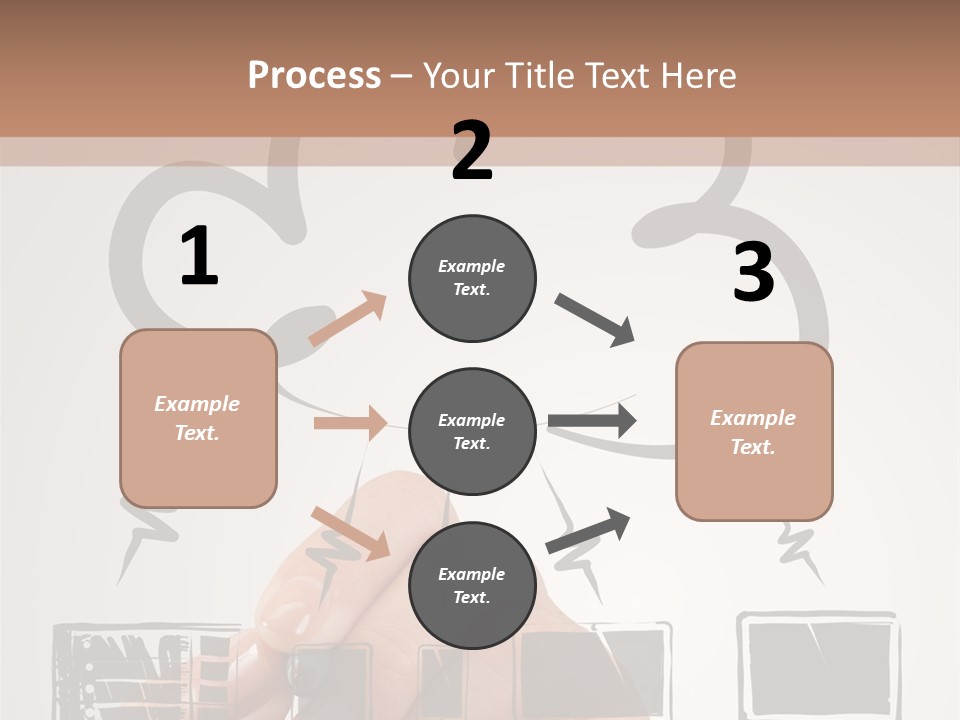 Trekking Landscape Achievement PowerPoint Template