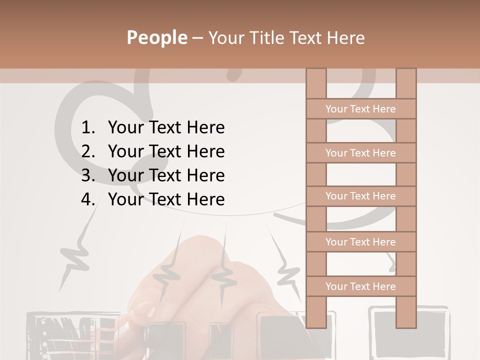 Trekking Landscape Achievement PowerPoint Template