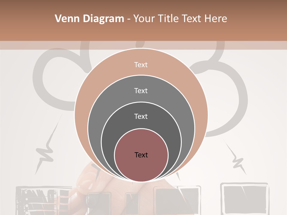 Trekking Landscape Achievement PowerPoint Template