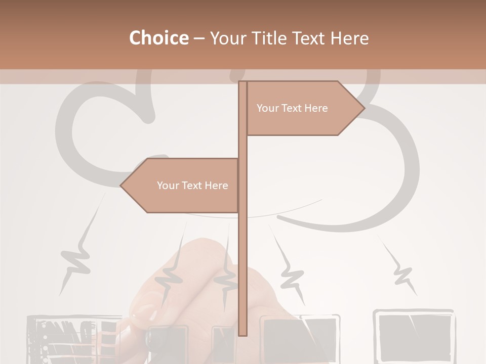 Trekking Landscape Achievement PowerPoint Template
