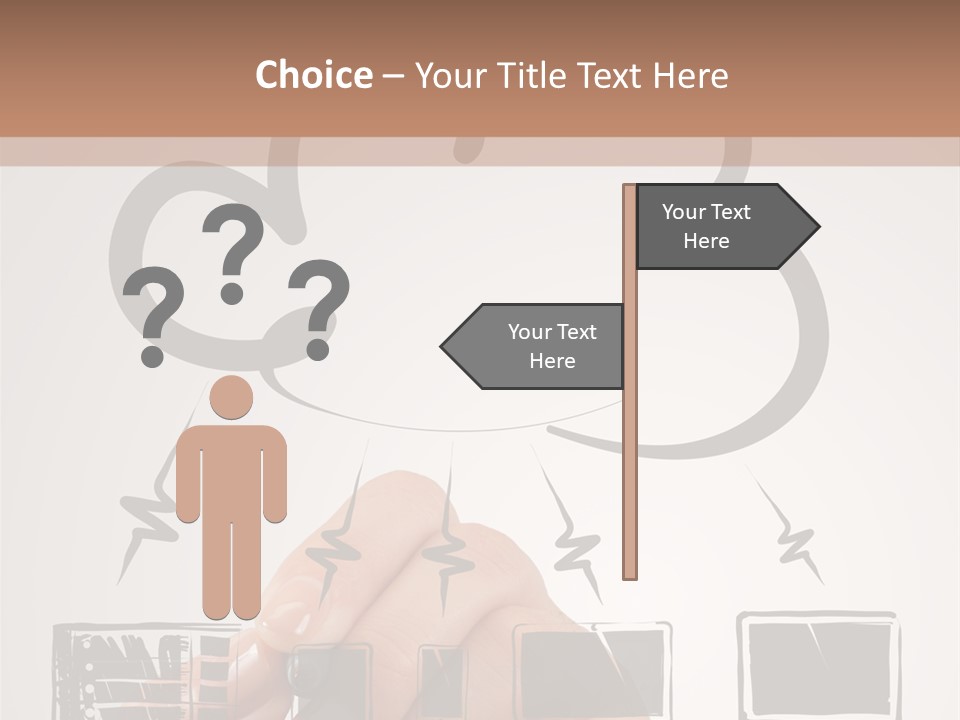 Trekking Landscape Achievement PowerPoint Template