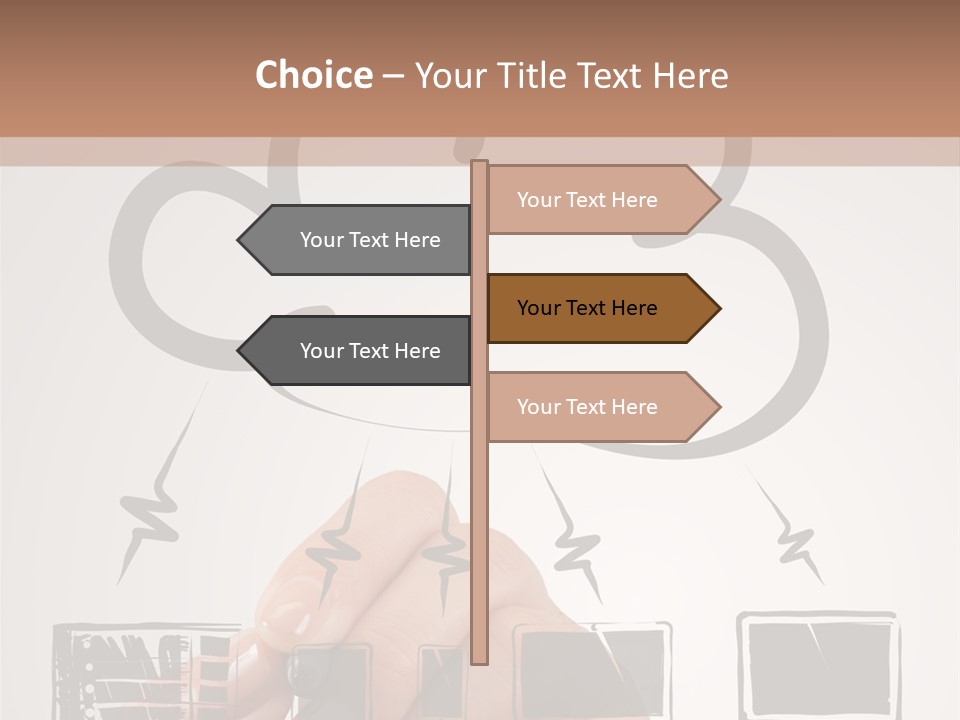 Trekking Landscape Achievement PowerPoint Template
