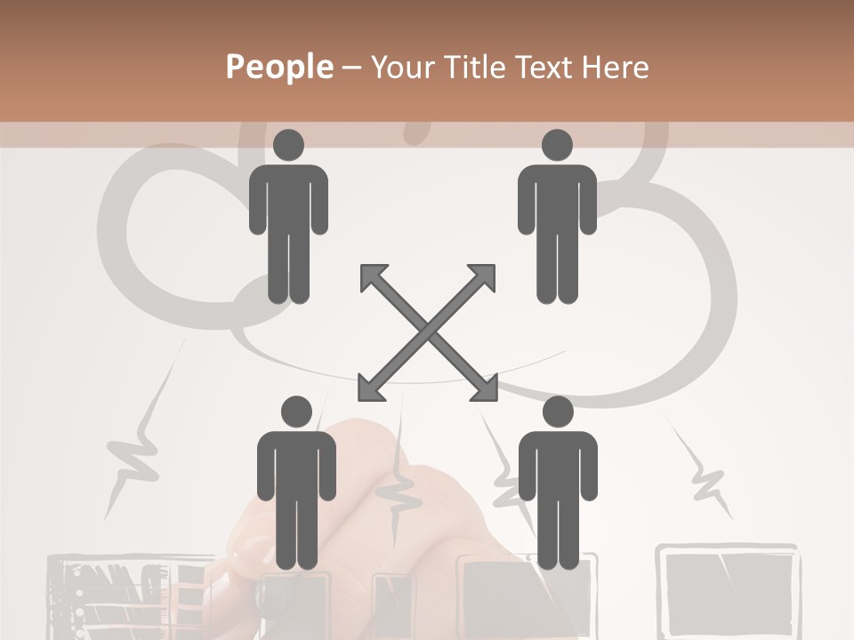 Trekking Landscape Achievement PowerPoint Template