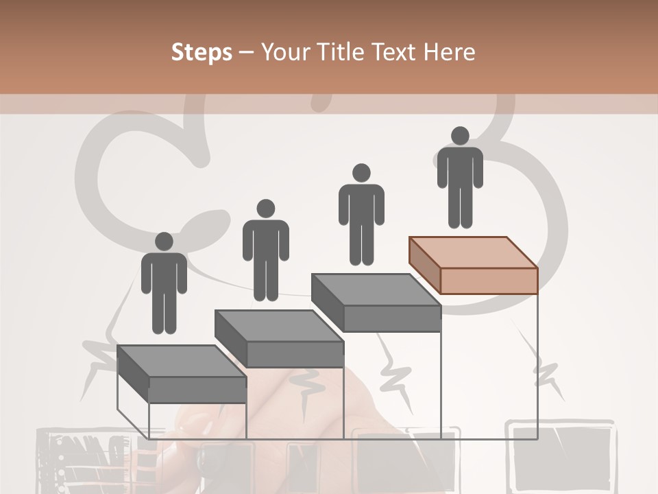 Trekking Landscape Achievement PowerPoint Template