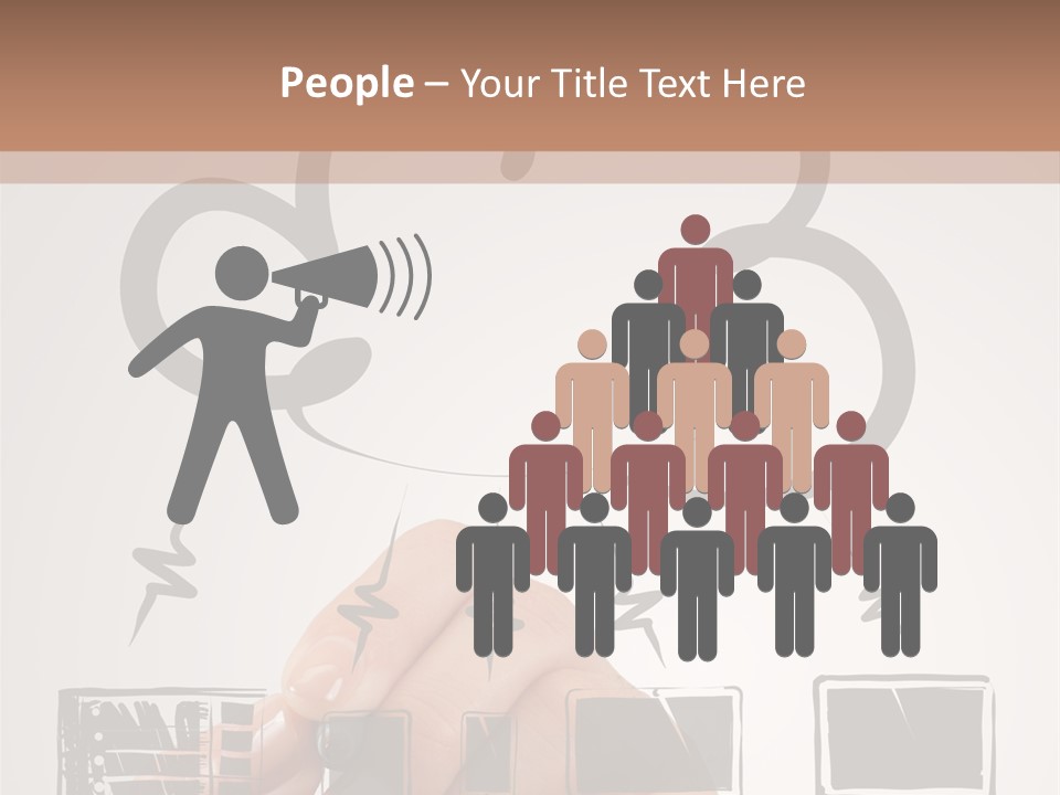 Trekking Landscape Achievement PowerPoint Template