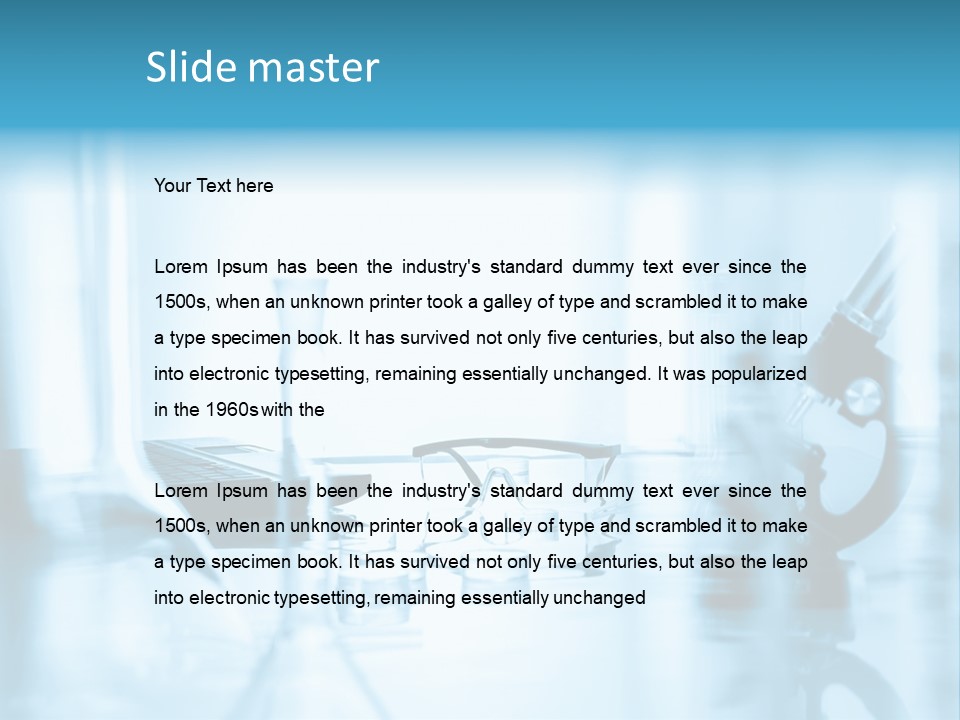 A Table Topped With Glasses And A Laptop Computer PowerPoint Template