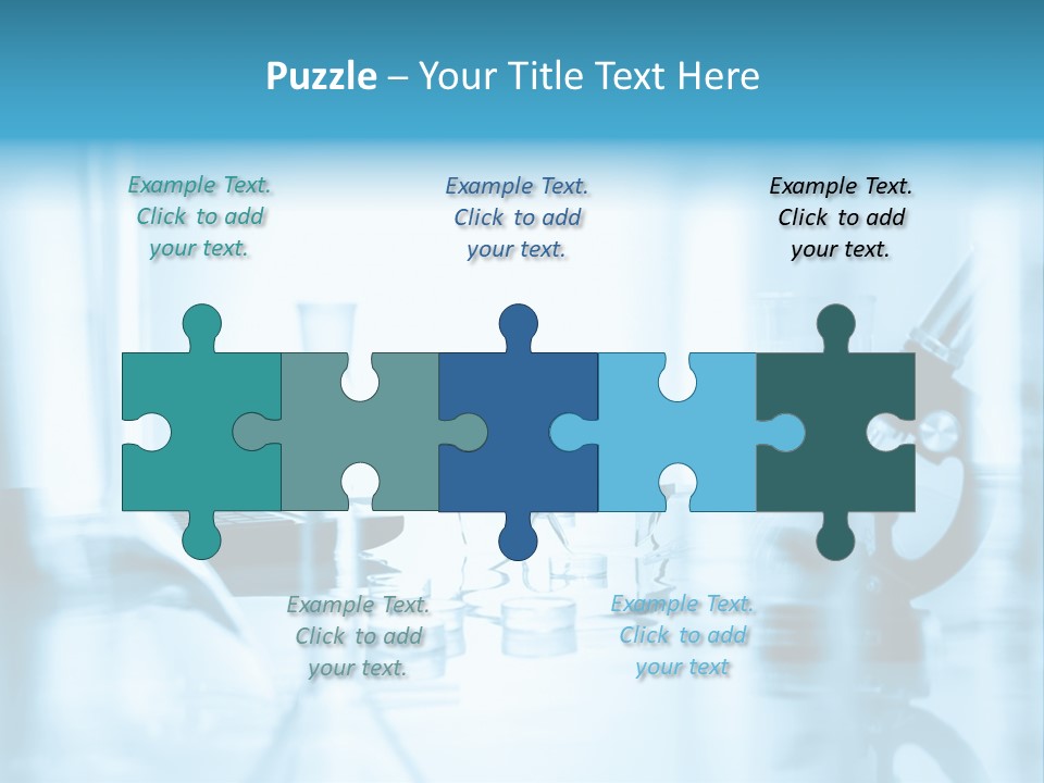 A Table Topped With Glasses And A Laptop Computer PowerPoint Template