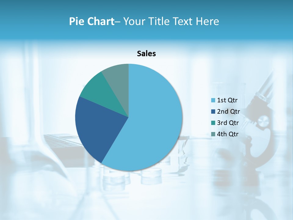 A Table Topped With Glasses And A Laptop Computer PowerPoint Template