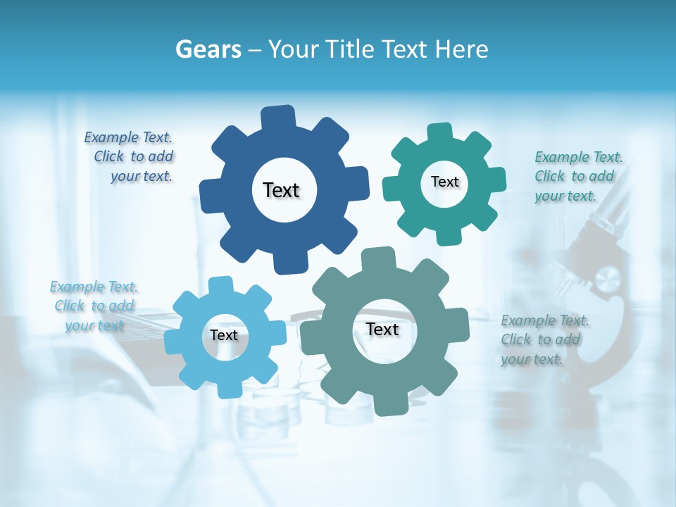 A Table Topped With Glasses And A Laptop Computer PowerPoint Template