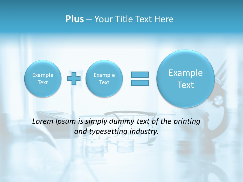 A Table Topped With Glasses And A Laptop Computer PowerPoint Template