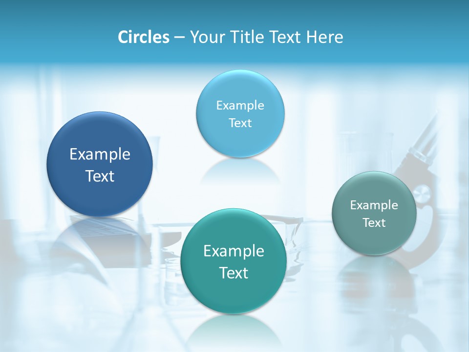 A Table Topped With Glasses And A Laptop Computer PowerPoint Template