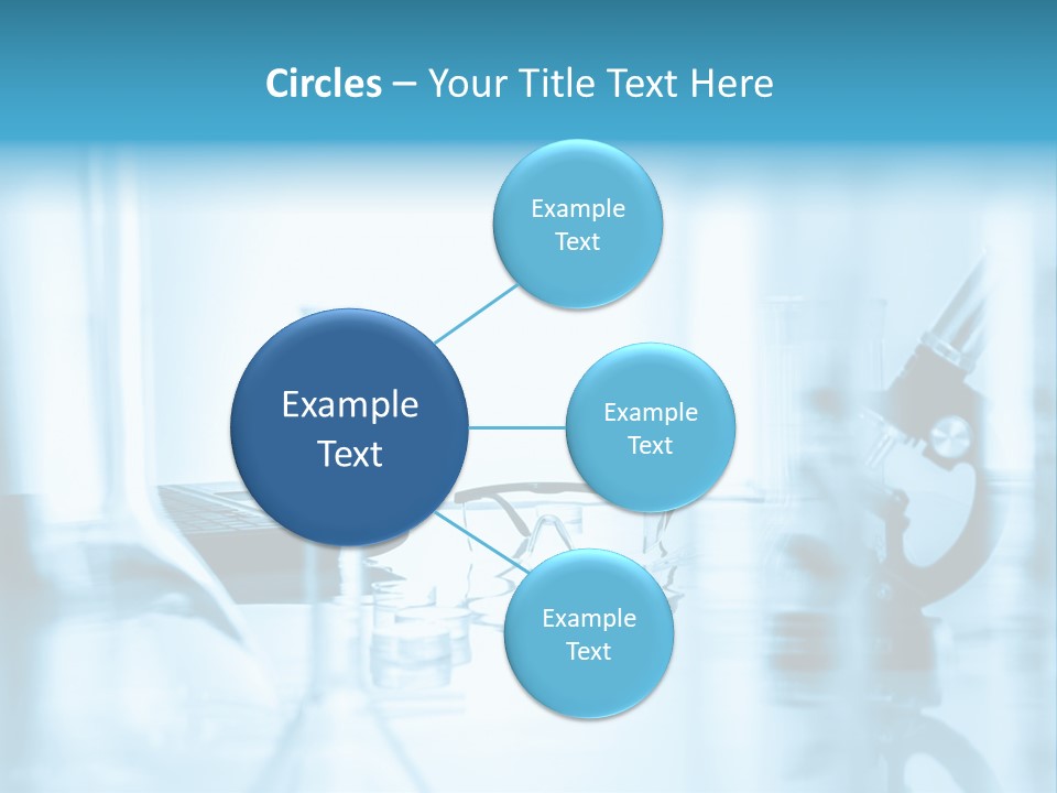 A Table Topped With Glasses And A Laptop Computer PowerPoint Template