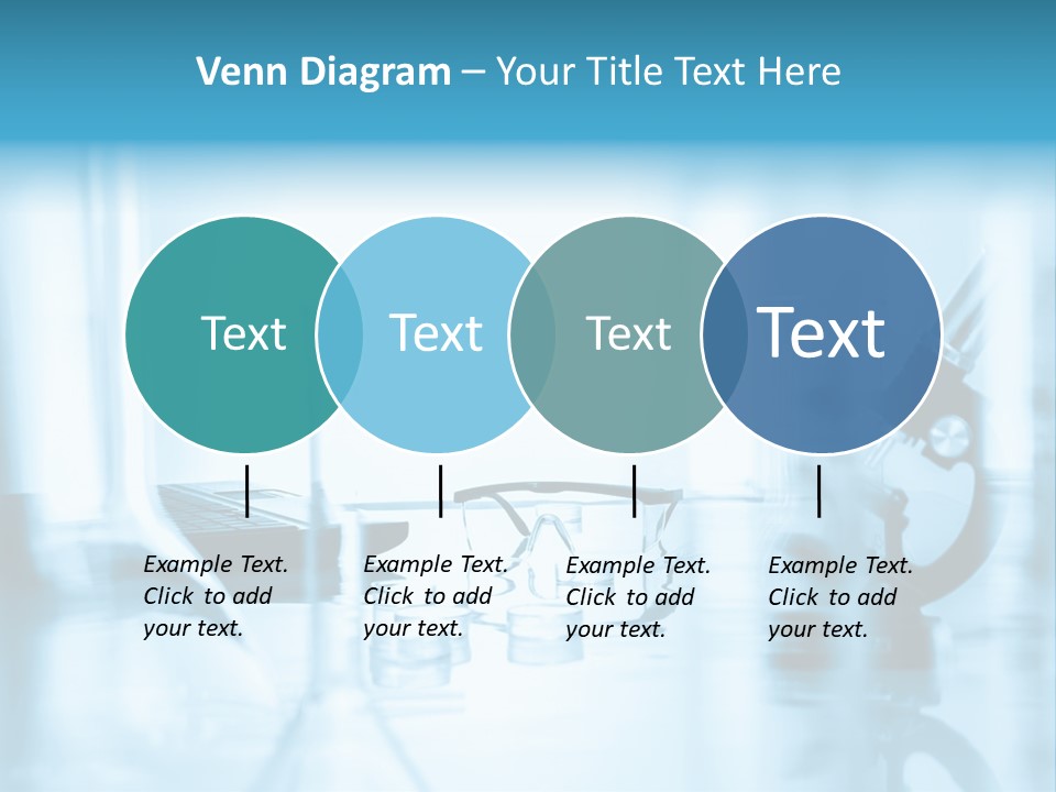 A Table Topped With Glasses And A Laptop Computer PowerPoint Template