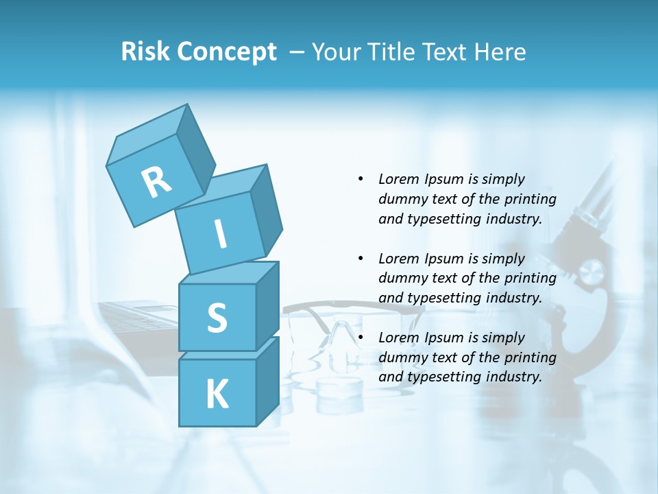 A Table Topped With Glasses And A Laptop Computer PowerPoint Template