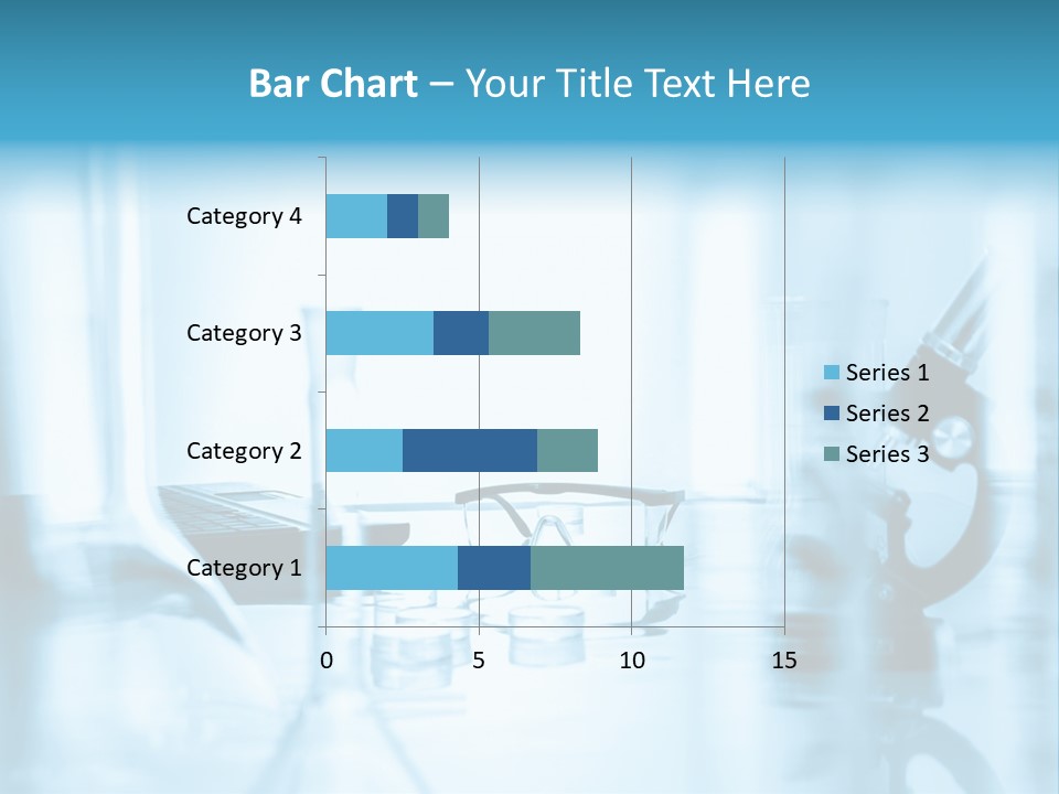 A Table Topped With Glasses And A Laptop Computer PowerPoint Template
