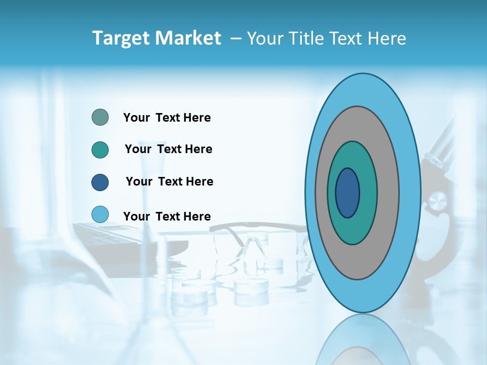 A Table Topped With Glasses And A Laptop Computer PowerPoint Template