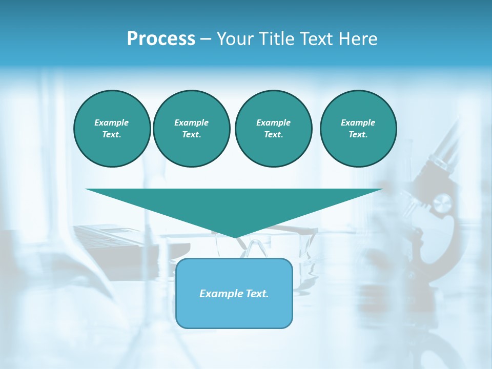 A Table Topped With Glasses And A Laptop Computer PowerPoint Template
