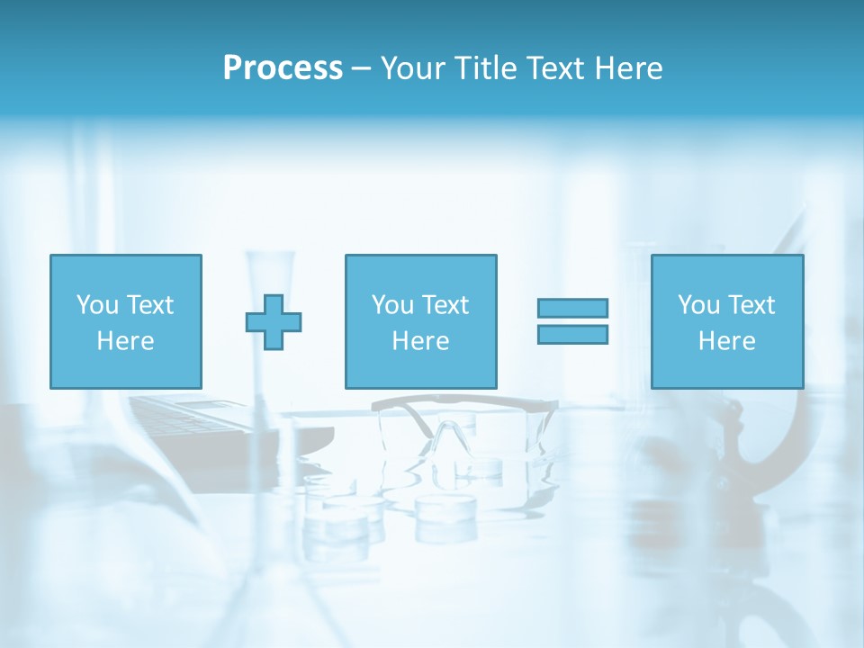 A Table Topped With Glasses And A Laptop Computer PowerPoint Template