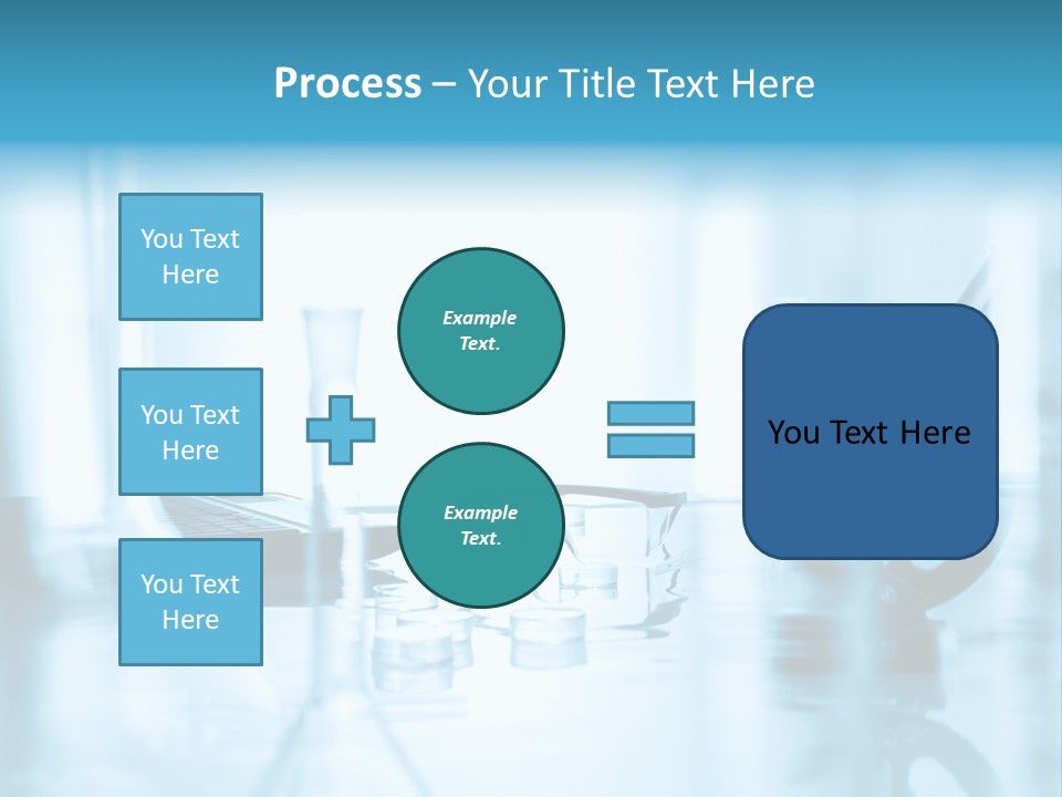 A Table Topped With Glasses And A Laptop Computer PowerPoint Template