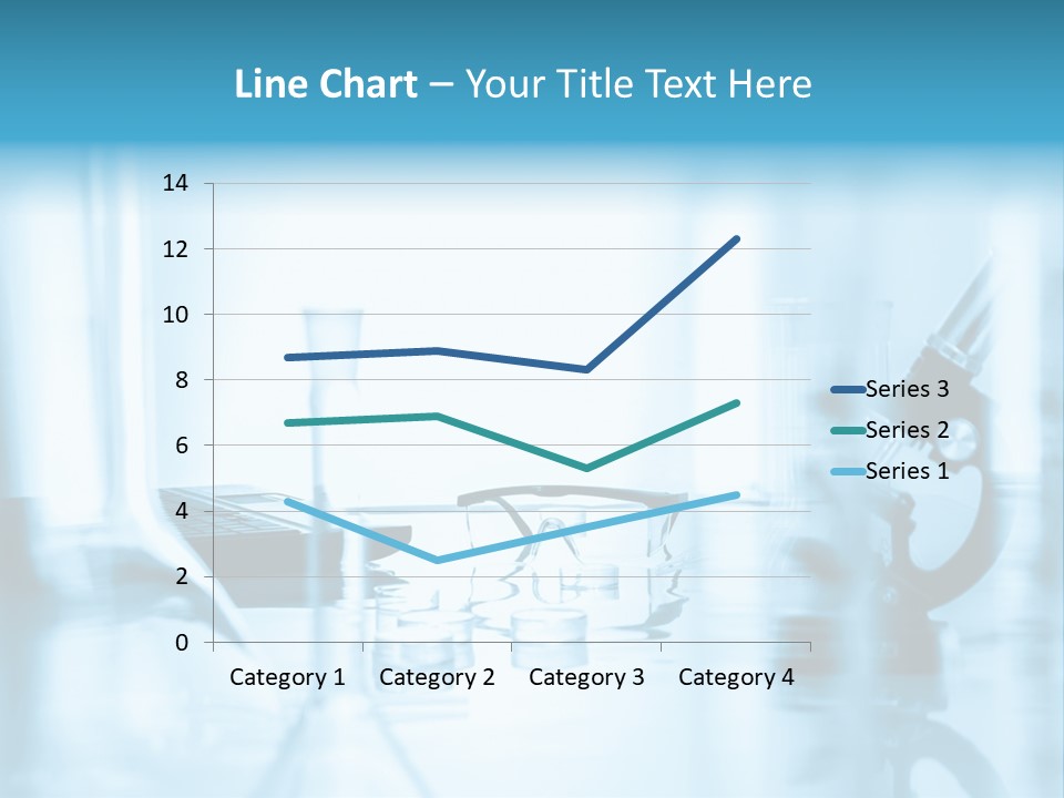 A Table Topped With Glasses And A Laptop Computer PowerPoint Template