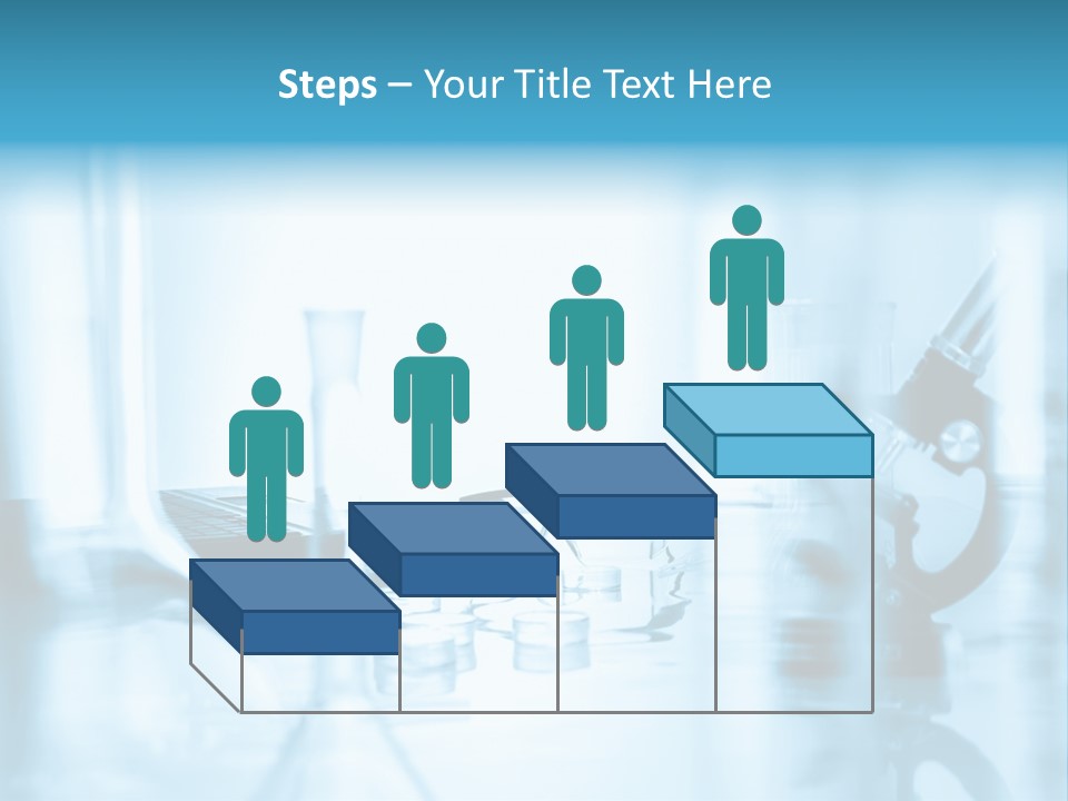 A Table Topped With Glasses And A Laptop Computer PowerPoint Template