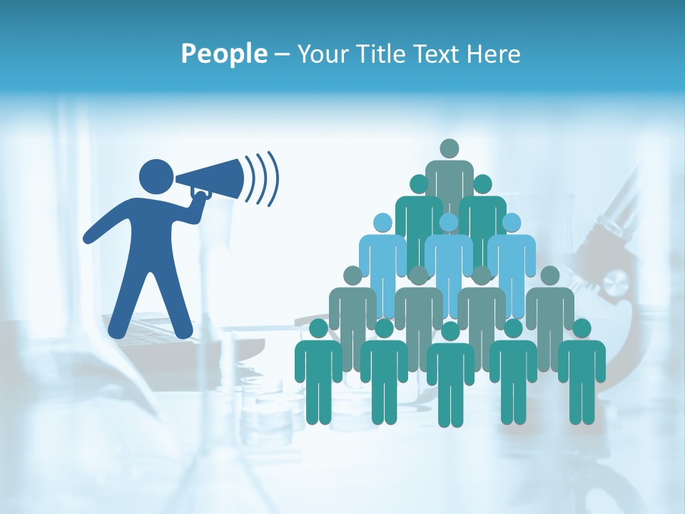 A Table Topped With Glasses And A Laptop Computer PowerPoint Template