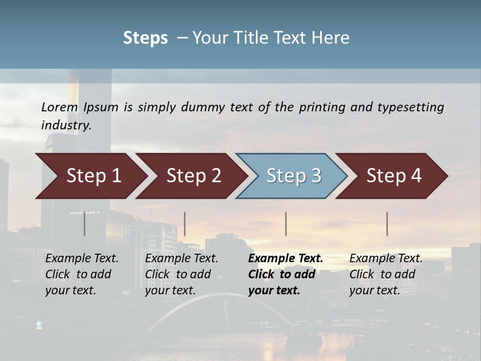 Cityscape Australia Urban PowerPoint Template