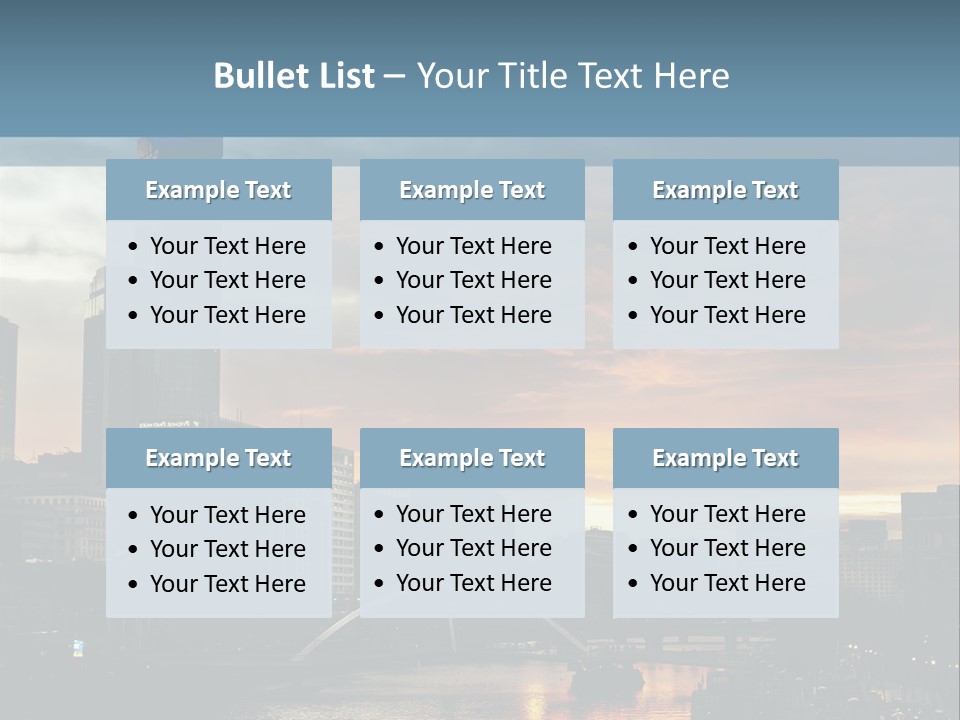 Cityscape Australia Urban PowerPoint Template
