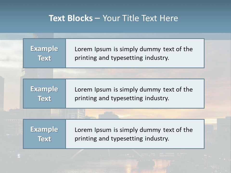 Cityscape Australia Urban PowerPoint Template