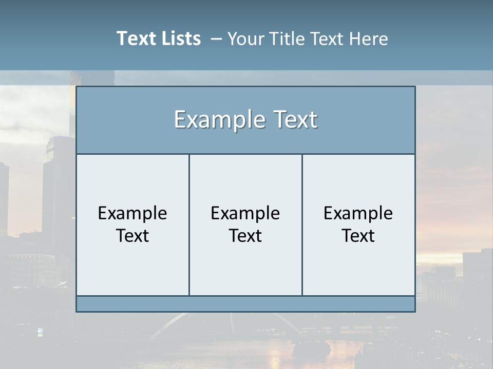 Cityscape Australia Urban PowerPoint Template
