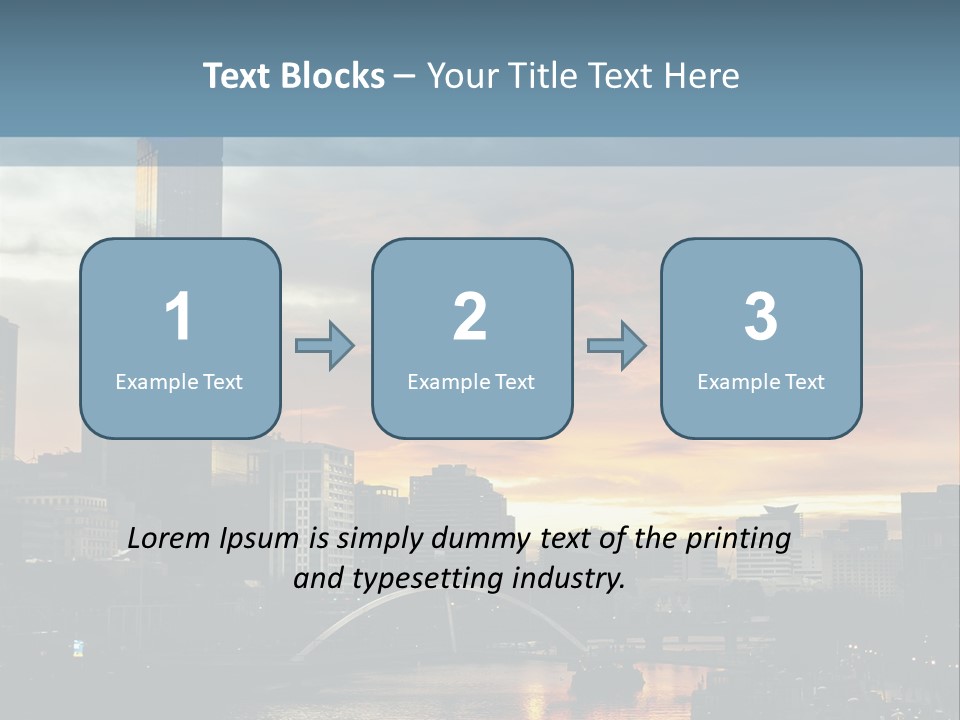 Cityscape Australia Urban PowerPoint Template