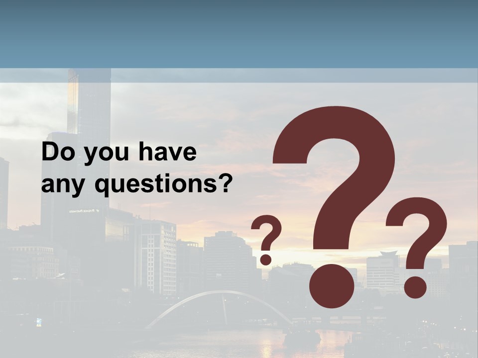 Cityscape Australia Urban PowerPoint Template