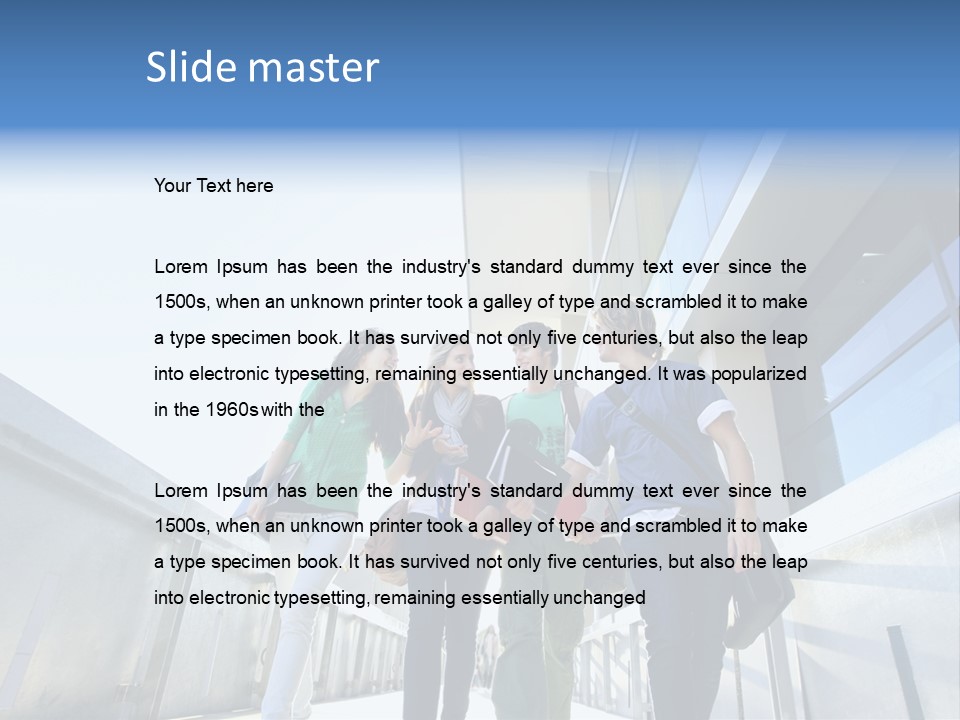 Happy Carrying Lifestyle PowerPoint Template