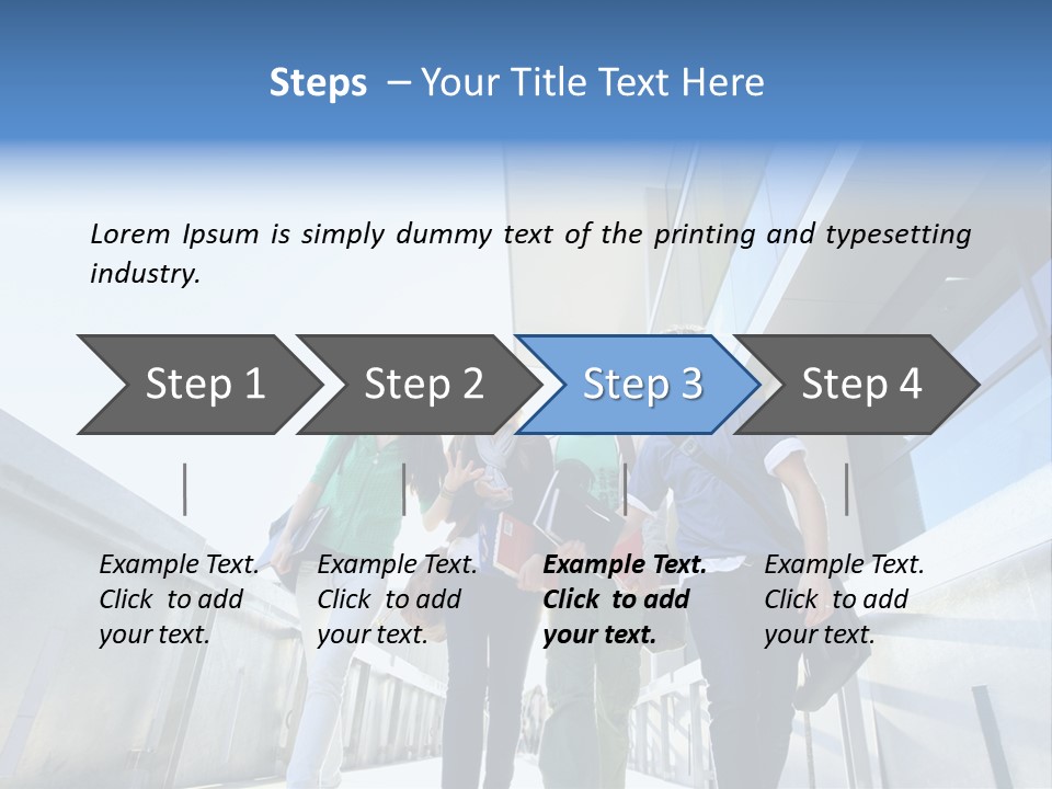 Happy Carrying Lifestyle PowerPoint Template