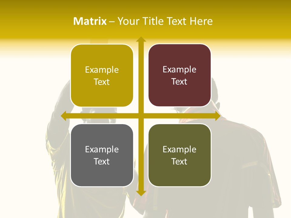 Two People Modern Ballet One Woman PowerPoint Template