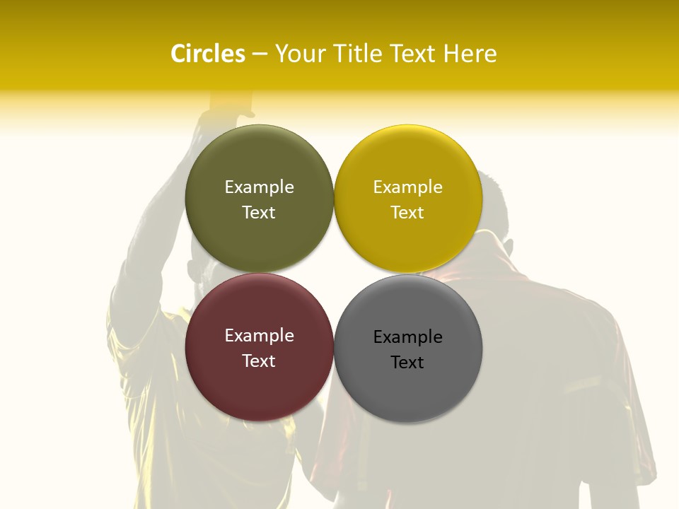 Two People Modern Ballet One Woman PowerPoint Template