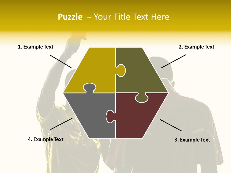 Two People Modern Ballet One Woman PowerPoint Template