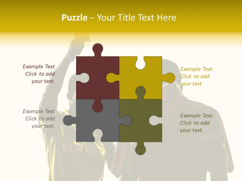 Two People Modern Ballet One Woman PowerPoint Template