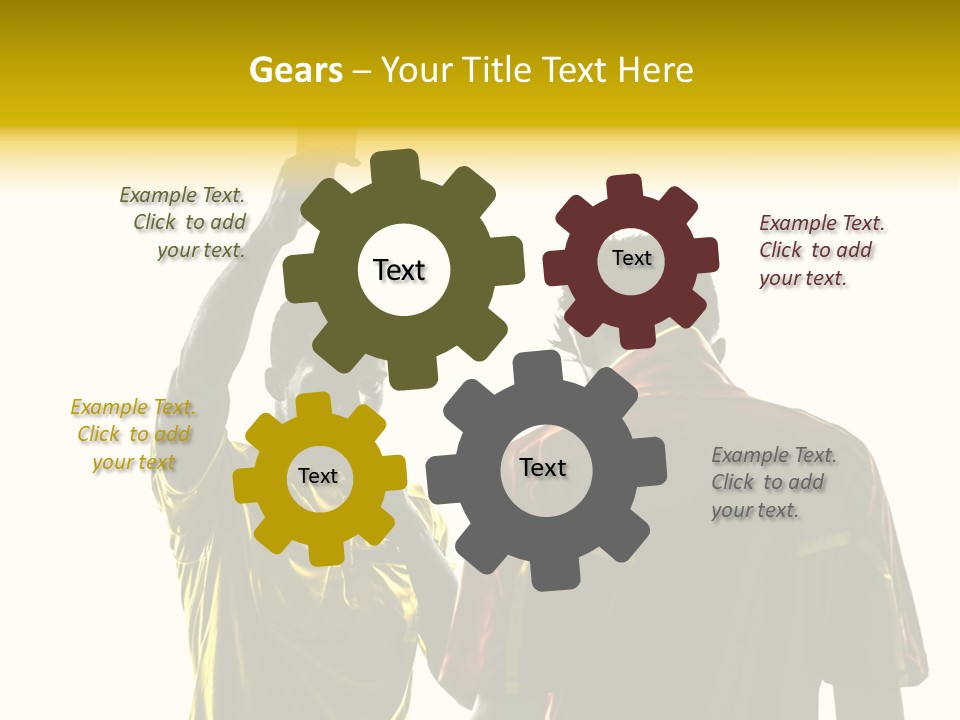 Two People Modern Ballet One Woman PowerPoint Template