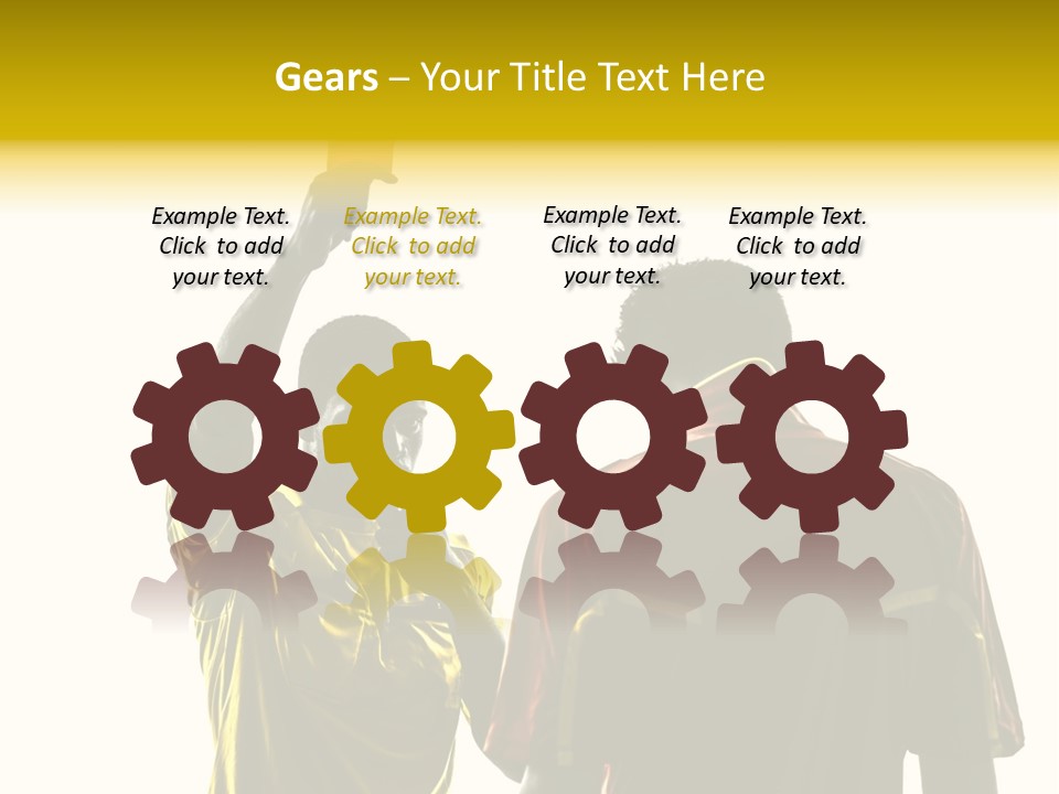 Two People Modern Ballet One Woman PowerPoint Template