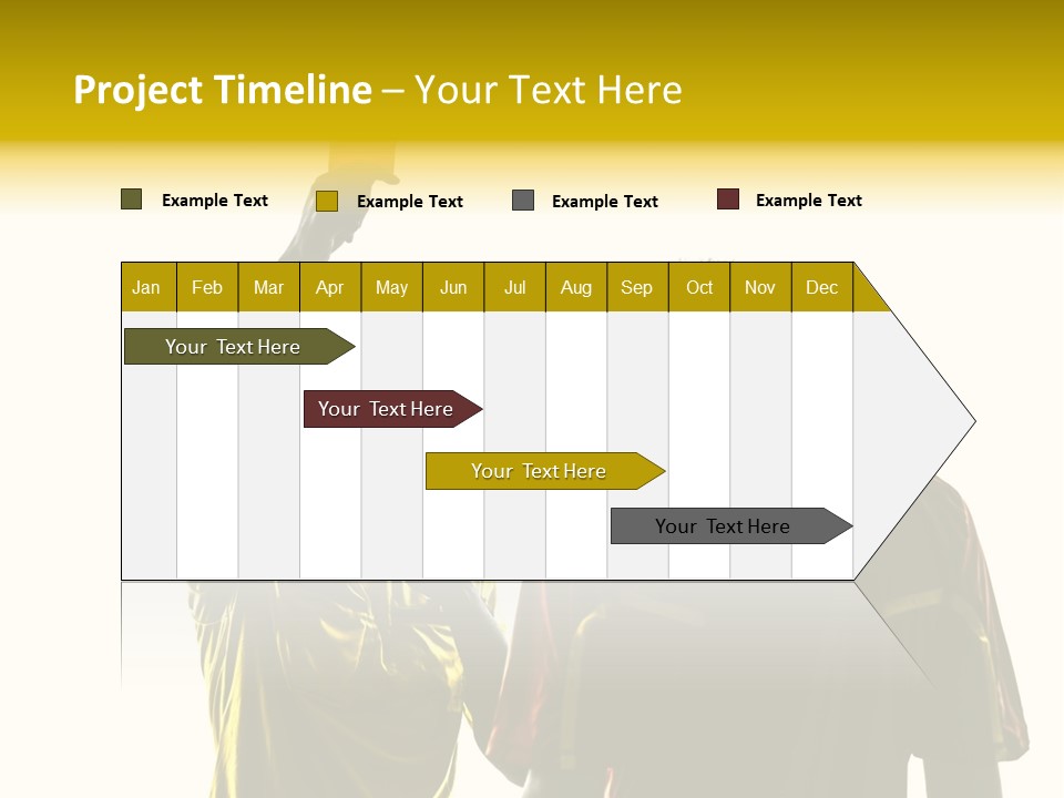 Two People Modern Ballet One Woman PowerPoint Template