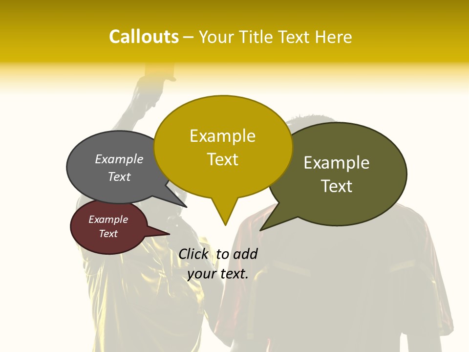 Two People Modern Ballet One Woman PowerPoint Template