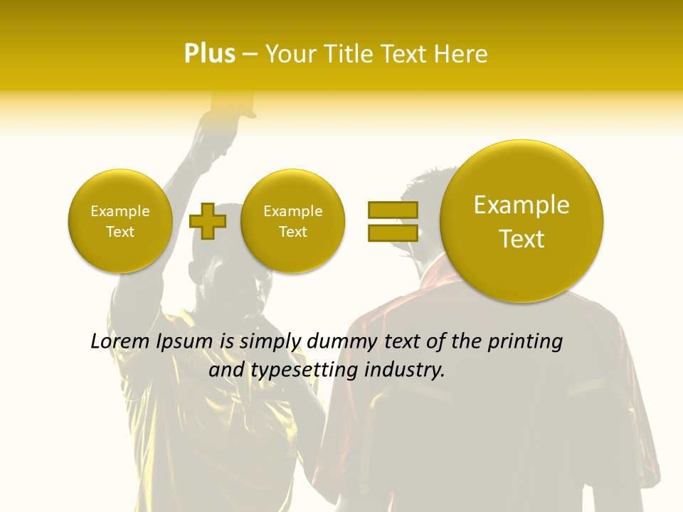 Two People Modern Ballet One Woman PowerPoint Template