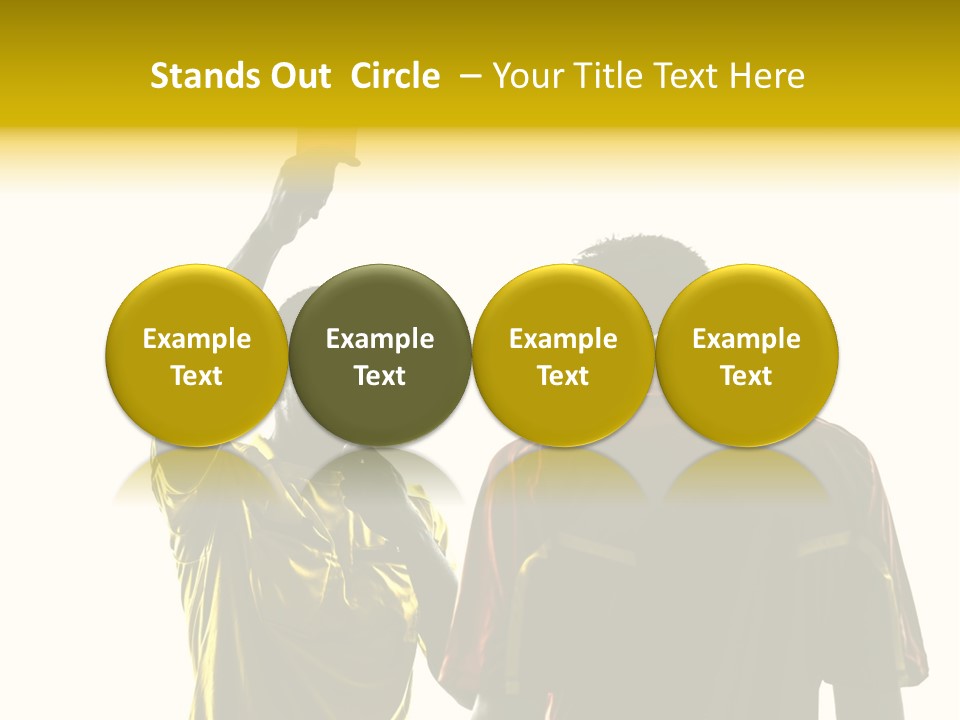 Two People Modern Ballet One Woman PowerPoint Template