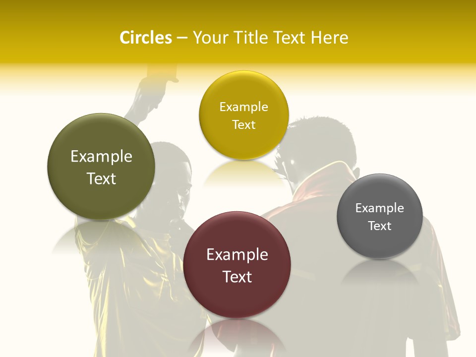 Two People Modern Ballet One Woman PowerPoint Template