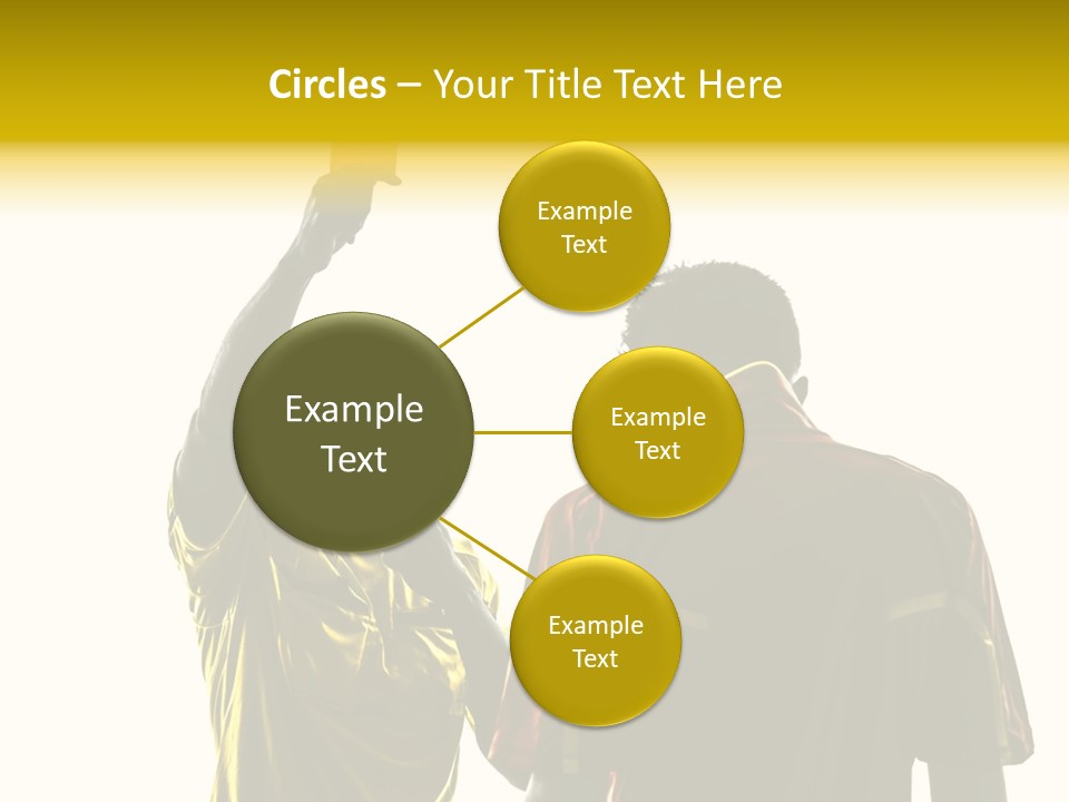 Two People Modern Ballet One Woman PowerPoint Template