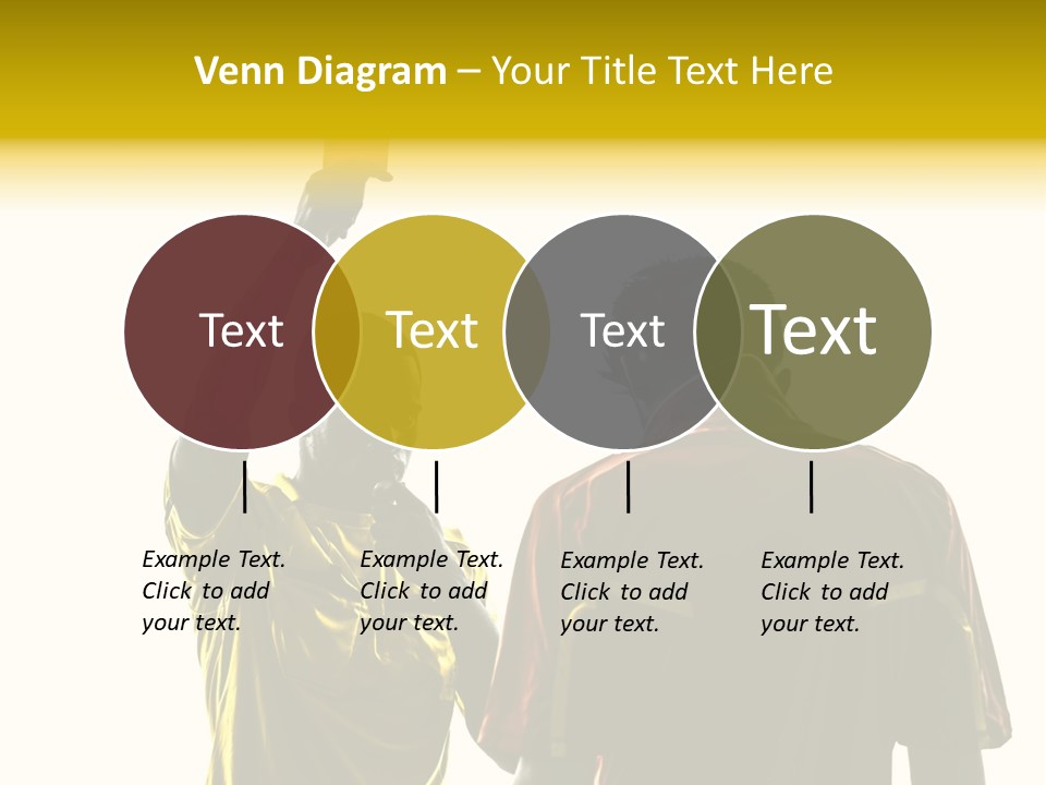 Two People Modern Ballet One Woman PowerPoint Template