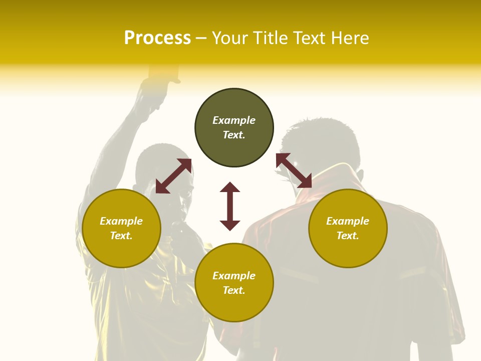 Two People Modern Ballet One Woman PowerPoint Template